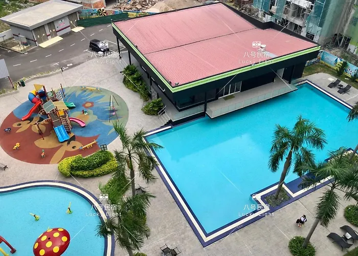『Lucky 8 八号民宿』Pool&Waterpark View@Lvl 7 Manhattan